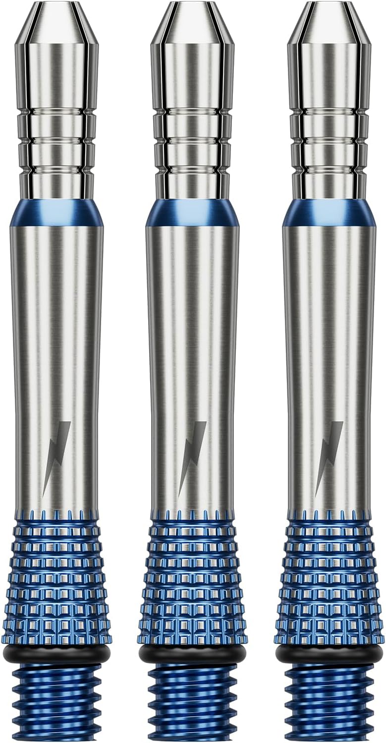 Target Darts عمود السهام تيتانيوم فيل تايلور جي إكس 2 باور الخام، قصير/متوسط/طويل | إصدار اللاعب من أعمدة الألمنيوم، خيط 2BA، ملحقات السهام الاحترافية - Image 1